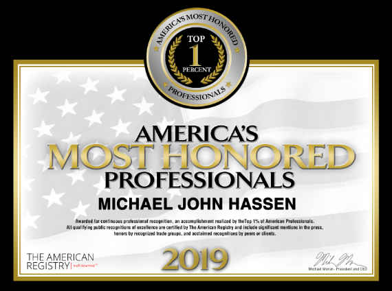 2019 America's Most Honored Professionals-Top 1%